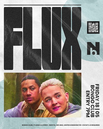 Flux Poster Design Bristol UK creative.