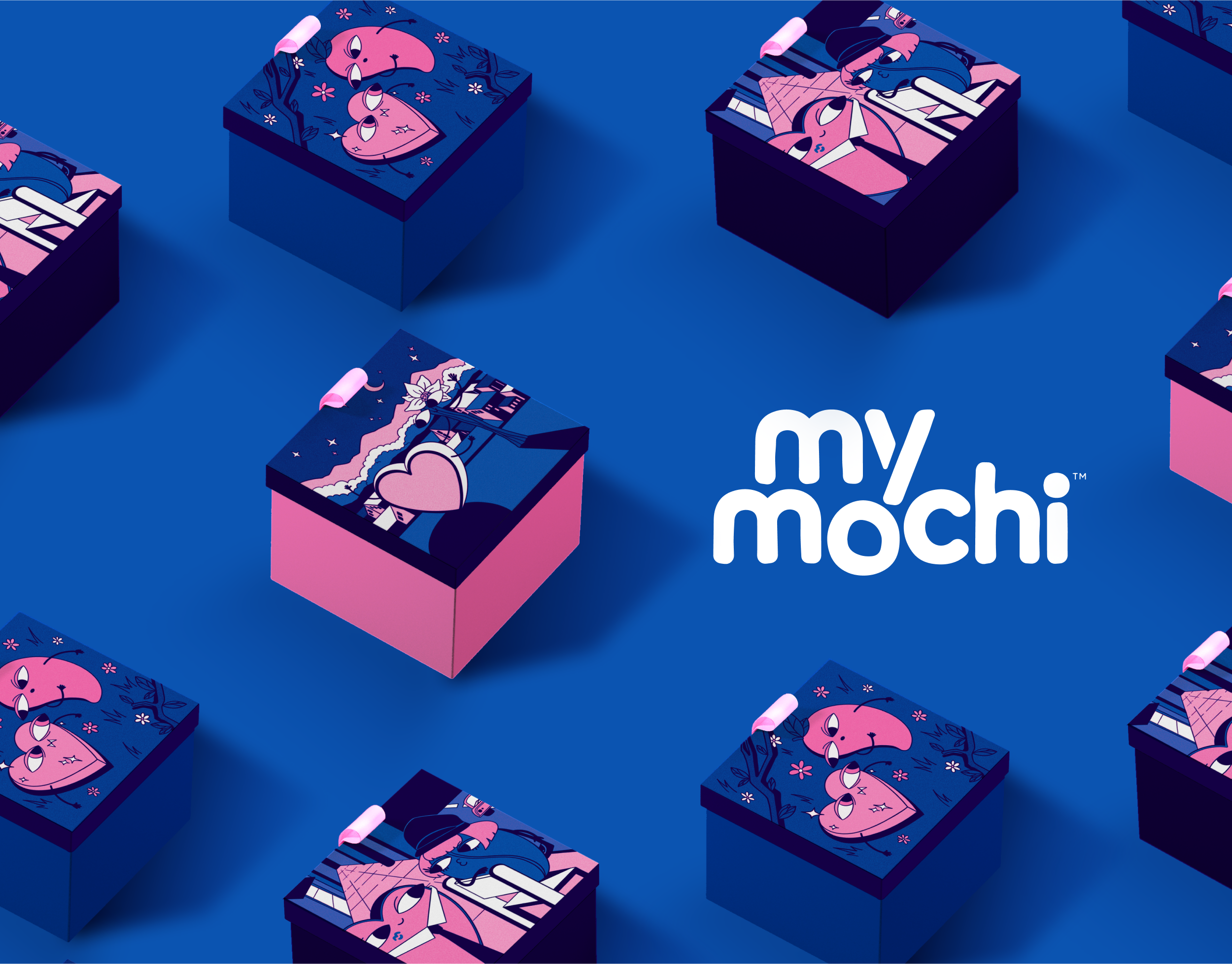 My Mochi: Concept Illustrations for Food Packaging adobe illustrator brand character branding character character design conceptual illustration design figma food packaging graphic design illustration logo logo design mascot development packaging design vector