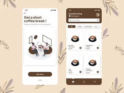 Coffee Shots design graphic design illustration ui