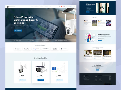 Premium Invention - Wireless Security Cameras Website cameras website cc camera clean design dark home control home monitoring landing page security security camera security cameras security cameras website smart home control webdesign website wireless wireless security