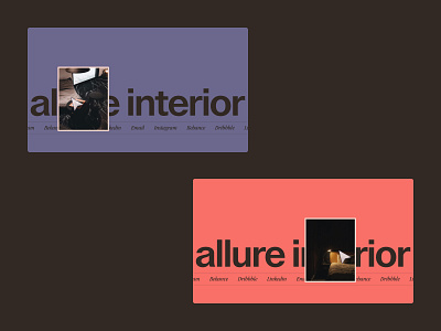 Website for Allure Interior agency animation brand branding clean colors design editorial fashion graphic design illustration interaction interior logo magazine studio ui website