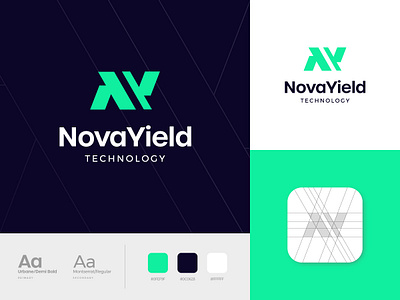 NovaYield Tech Logo abstract
