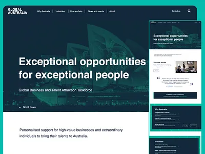 Website Design - Desktop ui web design website