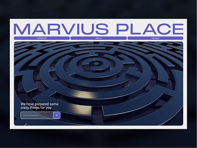 Marvius Place design ui uxui website