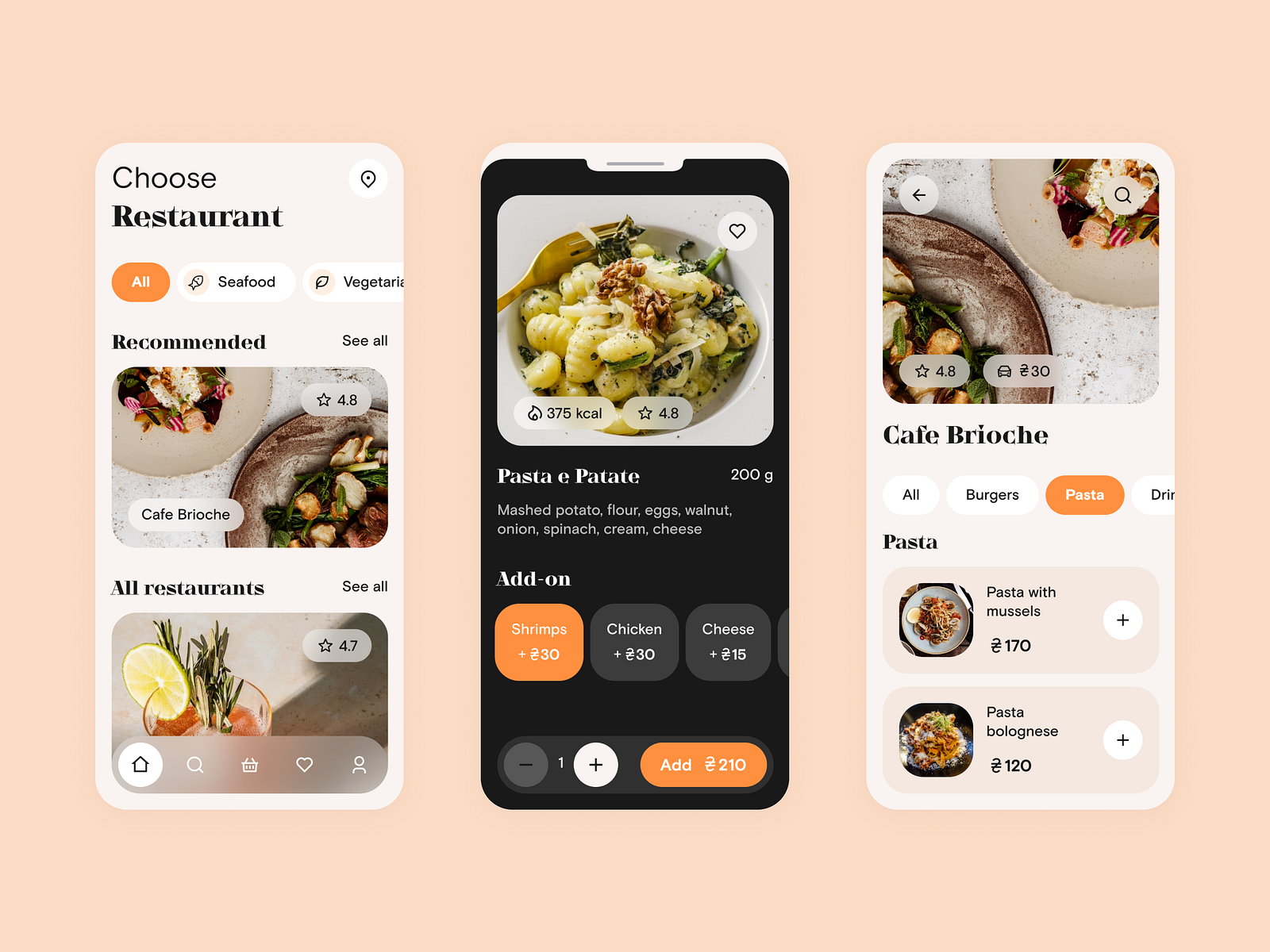 DineDash. Food Delivery App by Voypost on Dribbble