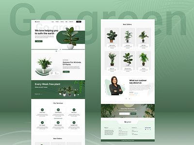 Plant Website design 3d branding design designer graphic design green illustration logo plant plant web design plant website plantwebsite typography ui uiux ux vector web website