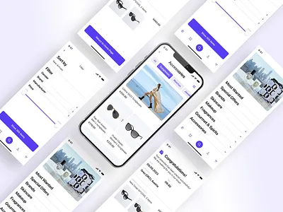 Duty-free app UI catalogue checkout design e commerce filter interface ios menu mobile mobile app ui