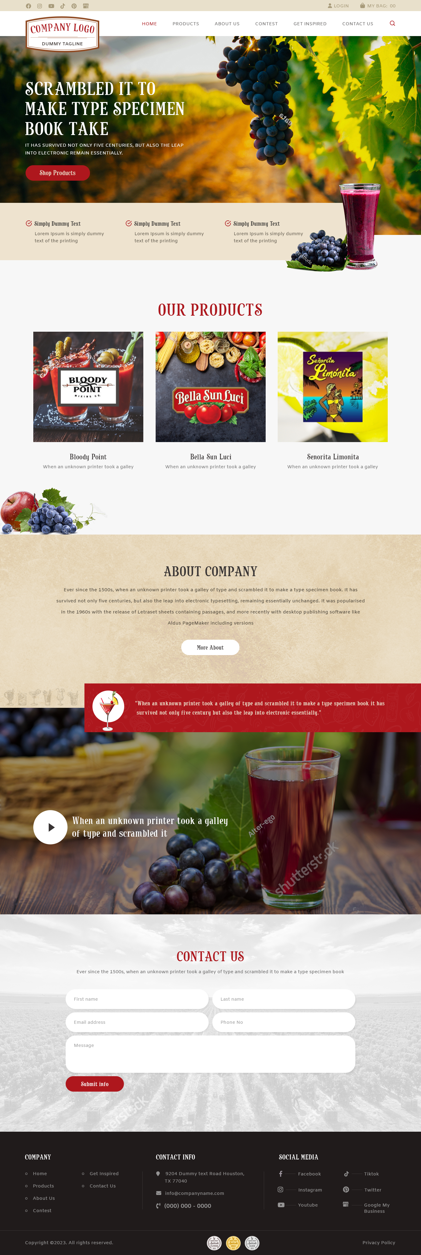 E-commerce Website Design