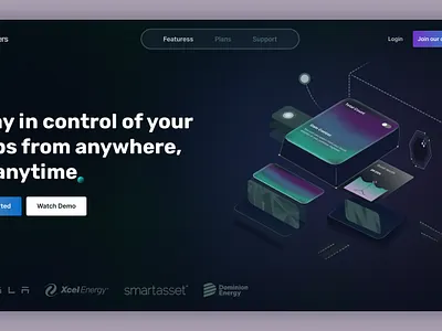 Wakers App - Landing Page hero page landing page logo wakers website