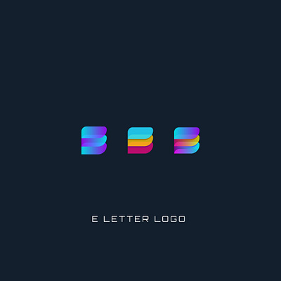 E Letter Logo creative logo e letter logo graphic design logo logo design logodesign unique logo