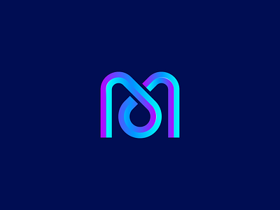 M logo branding logo