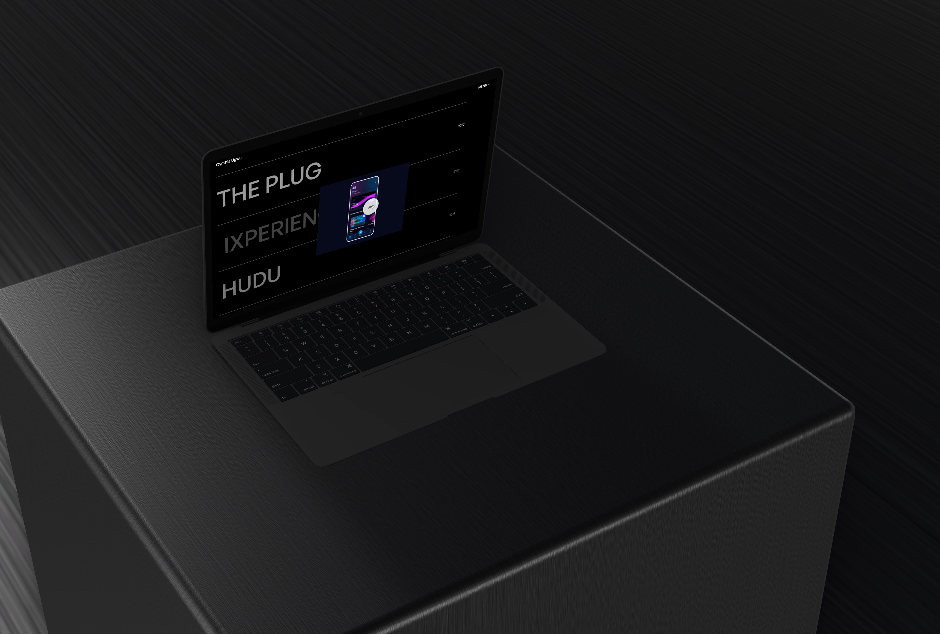 My Portfolio Website 3d animation blender motion graphics presentation ui uiuxdesign webdesign