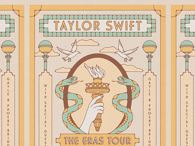 Taylor Swift - The Eras Tour, MetLife Stadium Poster, 2023 concert poster gig poster illustration metlife metlife stadium new york new york city nyc poster snake subway swifties taylor taylor swift the eras tour tour poster