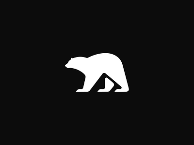 Polar Bear arctic bear clean logo custom logo logo logo design minimal polar polar bear polar bear logo