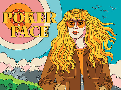 Poker Face bull car gun murder mystery natasha lyonne peacock poker face retro rian johnson tv tv series tv show