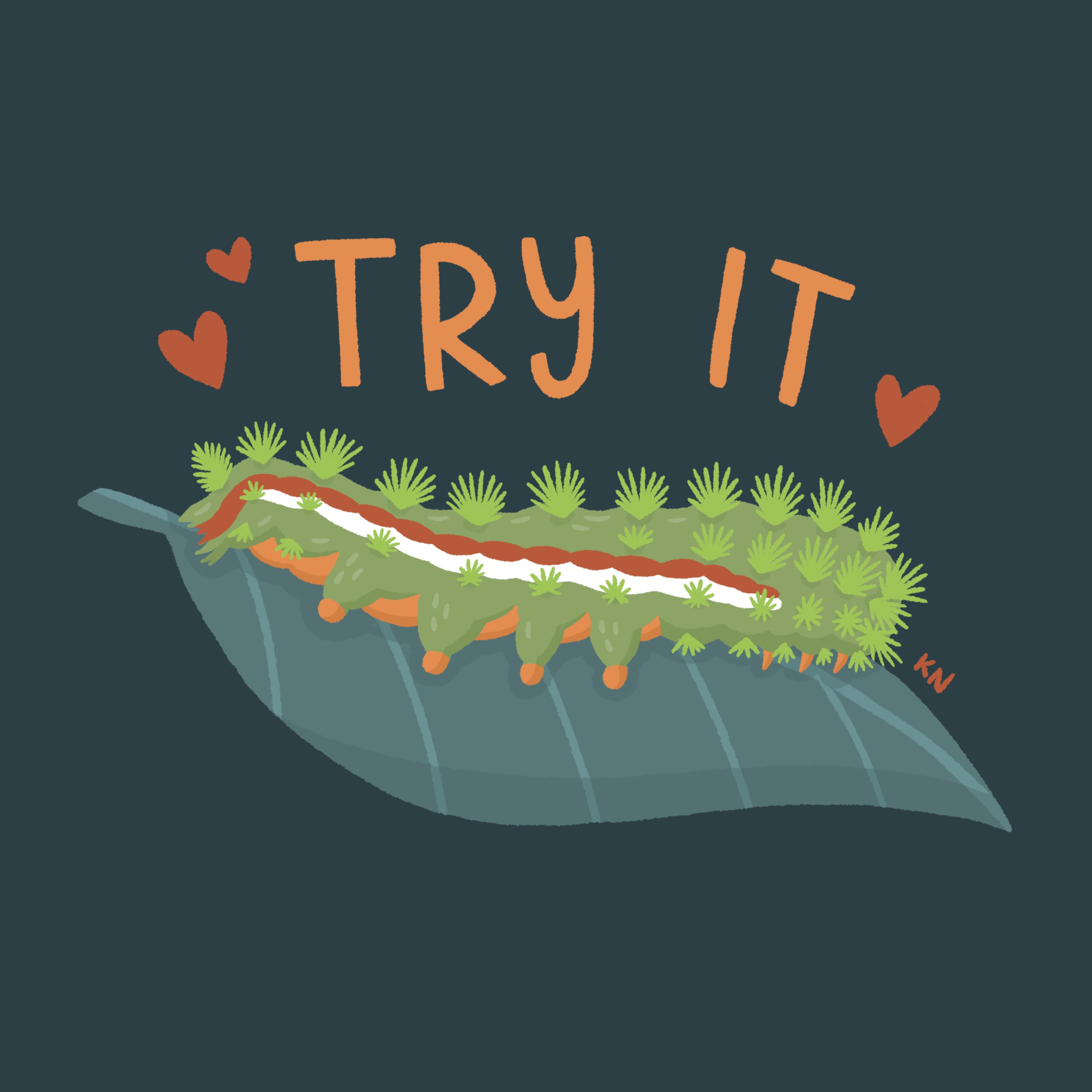 Try it io moth caterpillar art caterpillar drawing illustration nature procreate