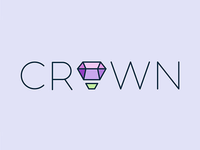 Crowm — dailylogochallenge 2d adobeillustrator beauty branding crown dailylogochallenge design graphic design hotairballonlogo logo vector