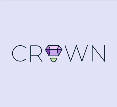 Crowm — dailylogochallenge 2d adobeillustrator beauty branding crown dailylogochallenge design graphic design hotairballonlogo logo vector