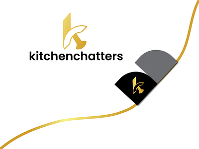K LOGO | kitchen chatters logo design icon illustration k modern logo logo logo icon
