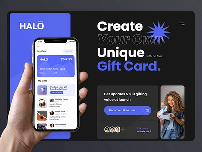 Gift Card card gift gift card giftcard landing landing page ui ux website