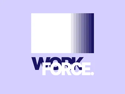 WorkForce (HR Dashboard) Logo design brand brand identity branding concept dashboard design graphic design hr hr dashboard illustration illustrator logo logoinspiration minimal