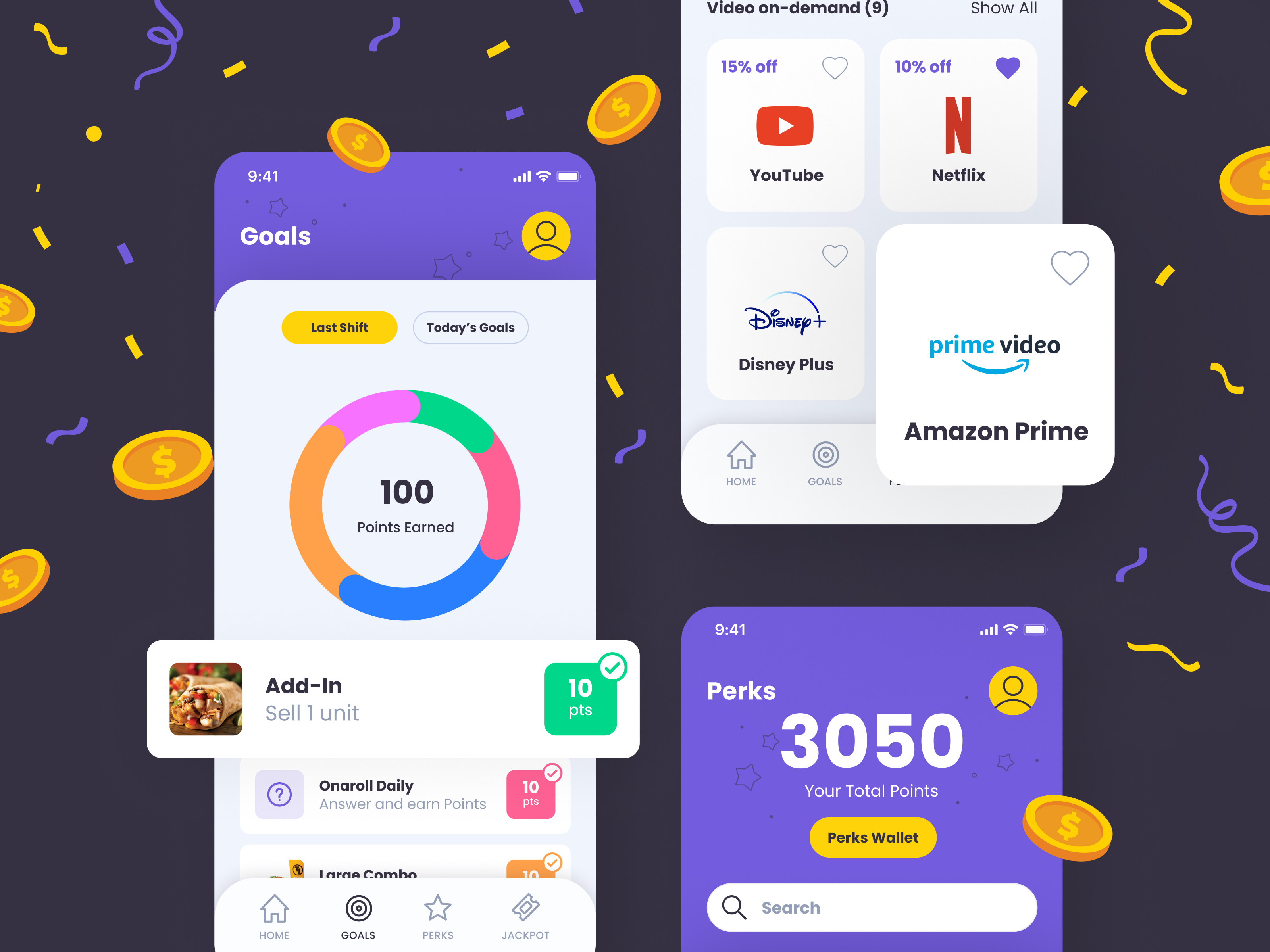 Onaroll • UX / UI / Visuals iconography ui design ux design visual design