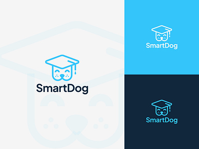Smart Dog - Logo Design brand identity branding dog branding dog logo design graphic design logo logo design smart dog