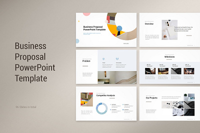 Business Proposal Template #1 app branding design graphic design illustration logo typography ui ux vector