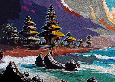 Graphic Design - Wall Art Decoration - Bali Island, Indonesia bali graphic design home decor home design wall art wall decor