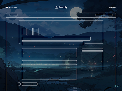 Articles / Editing Wireframe gaming ui user experience user interface ux video games wireframes