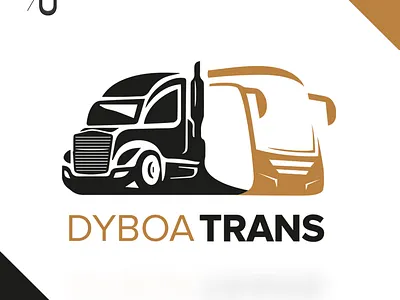 Logo for Dyboatrans s.r.o. 🚚 art branding design graphic design graphics illustration logo vector