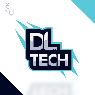Logo for DLTech 👨🏼‍💻💻🔋 art branding design graphic design graphics illustration it logo vector