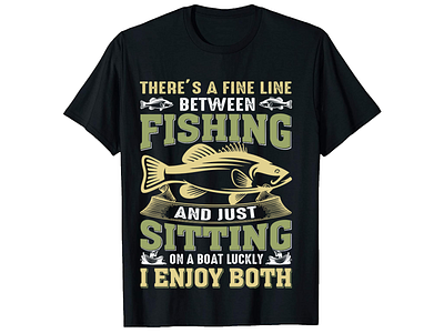 There's A Fine Line , FISHING T-Shirt Design branding custom ink custom t shirts custom t shirts cheap custom t shirts online custom text shirt design graphic design illustration illustrator tshirt design shirts t shirt design ideas t shirt design maker t shirt design template typography design typography t shirt design typography t shirt template typography t shirt vector ui vector