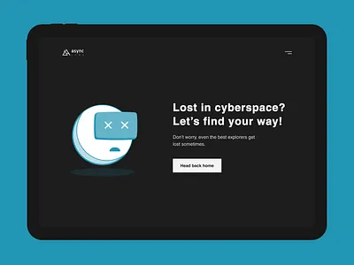 404 Page Not Found 404 404 error after effects agency animation black blue dark theme design error page illustration minimal minimalism page not found simple ui ux uxui design web web design