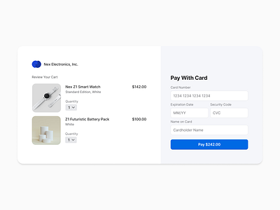 Daily UI 002 – Credit Card Checkout 002 checkout credit card daily ui dailyui ui ui design userinterface visual design