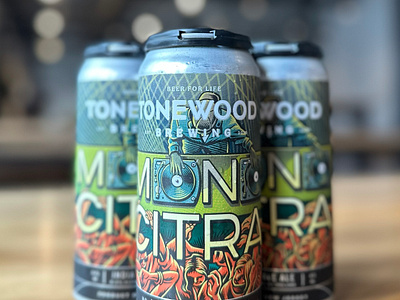 Mono Citra Can Art beer can art craft beer craft brewery drawing illustration mario zucca