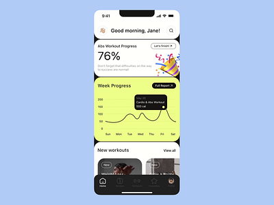 Oyo Fitness - Workouts by kreativa on Dribbble