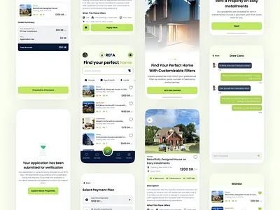 Real Estate Mobile App design home mobile mobile application product design real estate rent ui uiux design ux
