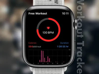 Workout Tracker UI 100dayuichallenge branding dailyui day41 design figma freeeworkout graphic design illustration logo ui vector watchui workout workouttracker