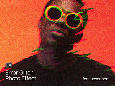 Error Glitch Photo Effect distortion download effect error glitch grunge monitor noisy photo pixelbuddha rgb screen tv vhs vintage