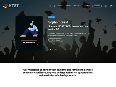 More than a Teacher - a website design concept brand design design ed tech education html prototyping logo school testing ui design ux design website