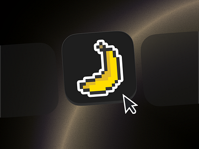 App Icon | Design Challenge #5 ai app app icon banana branding chat gpt design design challeng figma graphic design icon illustration logo mac macos minimal nft trend ui