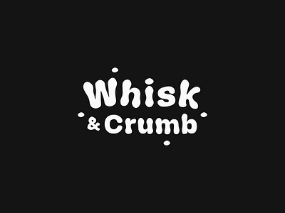 Whisk & Crumb Logo baked bakery brand identity branding business design graphic design illustrator logo logo design