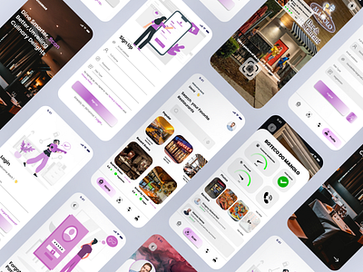 Skhannar animation app design mobile application ui vector