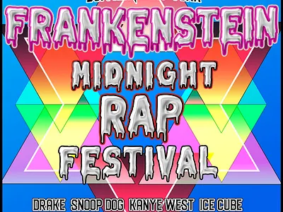 (Original ) Music Festival Poster celebrities design festival graphic design music shapes