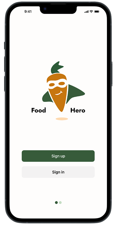 Food Hero App - Reducing Household Food Waste app branding design research ui ux
