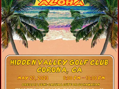 School Senior Dance Poster aloha dance design graphic design hawaiin poster