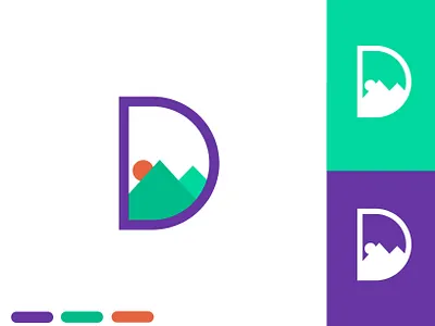 D letter logo, logo design, mountain best logo brand logo brand mark branding business logo colorful logo company logo d letter logo graphic design illustration landscape company landscape logo logo logo design logo designer minimal logo modern logo mountain software startup logo