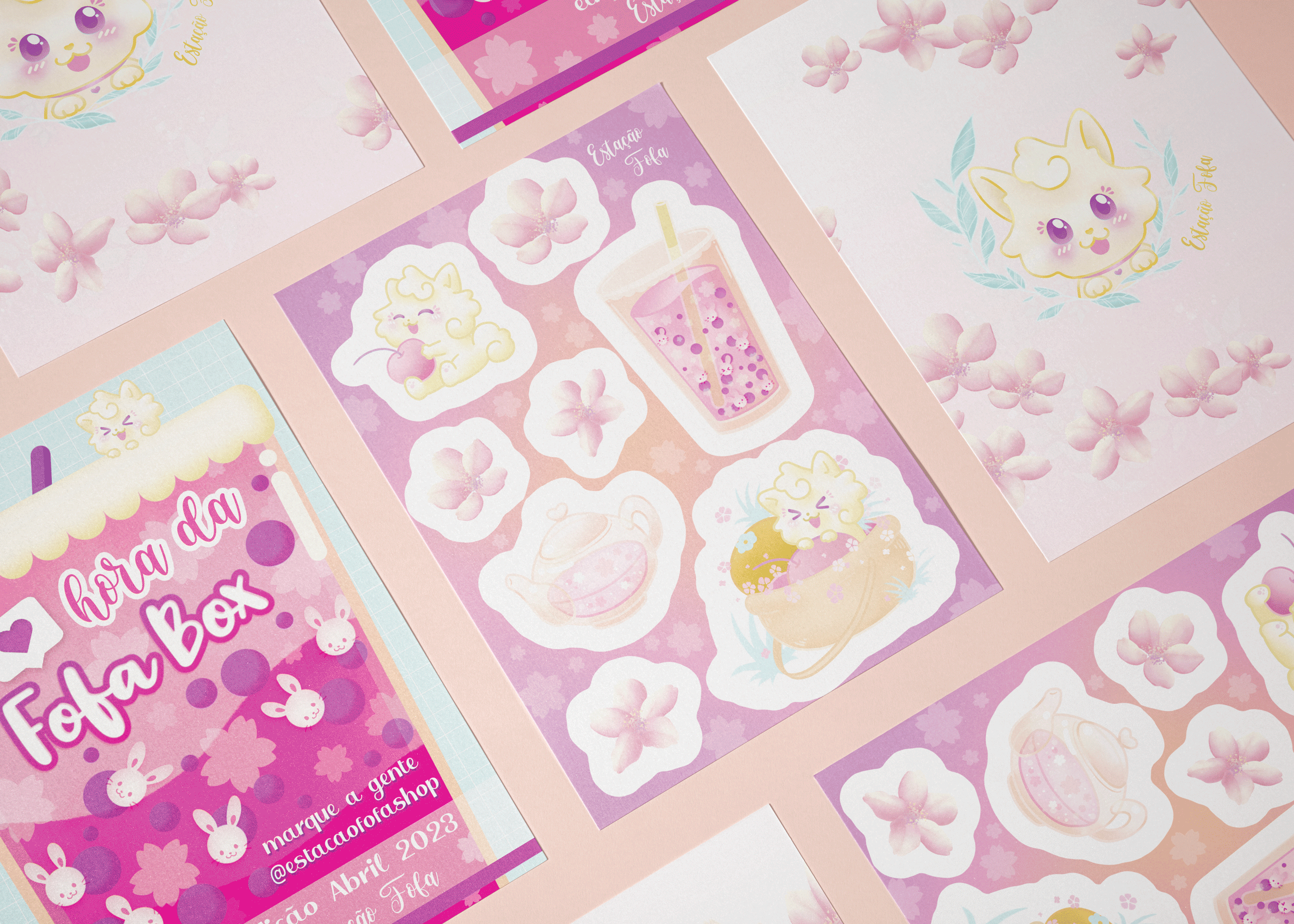 Spring campaign colorful design digital art digital illustration illustration mascot product design stationery