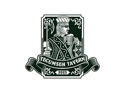 Unused badge classic handdrawn illustration logo vintage vintagelogo